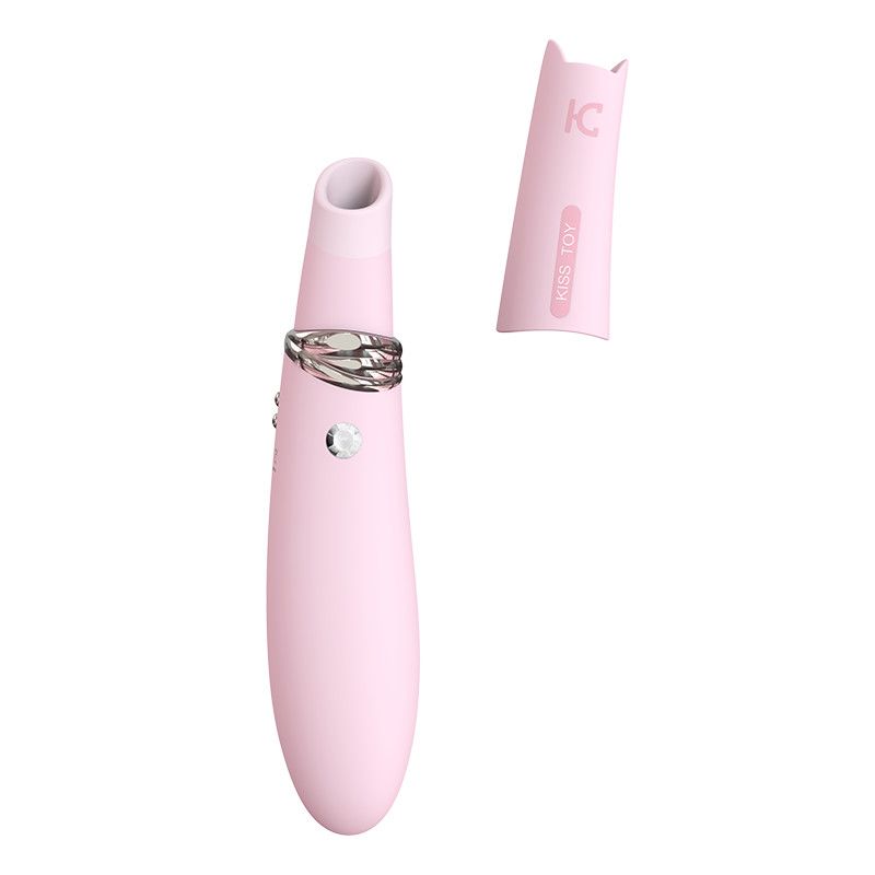 Вакуумний стимулятор з вібрацією – KISTOY Miss CC Pink – 10 вібро-режимів точки G + 3 рівня вакуумної стимуляції
