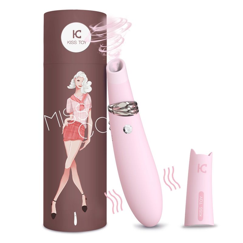 Вакуумний стимулятор з вібрацією – KISTOY Miss CC Pink – 10 вібро-режимів точки G + 3 рівня вакуумної стимуляції