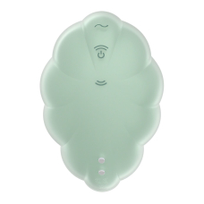 Вакуумний стимулятор з вібрацією – Satisfyer Cloud Dancer Mint – 12 вібро + 11 вакуумних режимів