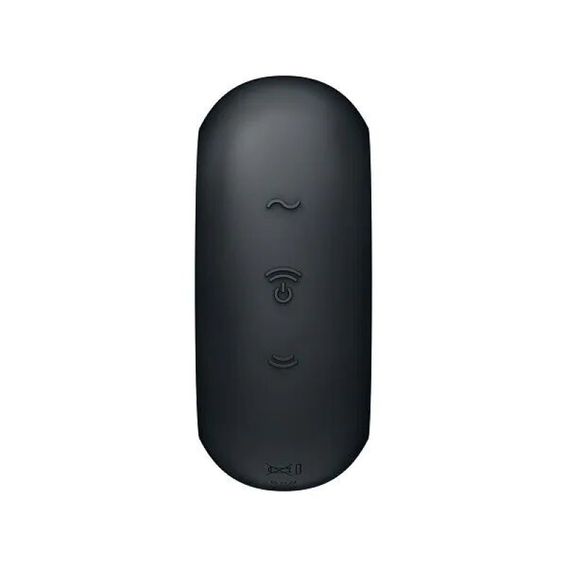 Вакуумний стимулятор з вібрацією – Satisfyer Pro To Go 3 Black – 12 вібро-режимів + 11 вакууму, Air Pulse