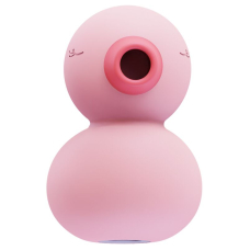 Вакуумний вібратор Качечка – CuteVibe Ducky Pink – 3 режима вакууму та 10 режимів вібрації