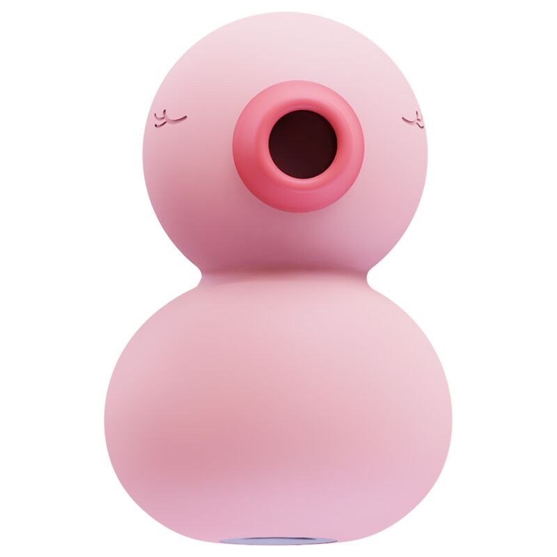 Вакуумний вібратор Качечка – CuteVibe Ducky Pink – 3 режима вакууму та 10 режимів вібрації