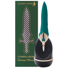 Вибратор + аксессуары – Knight Jenay FLOWERS & SWORD – маска, лента, лубрикант, 10 режимов