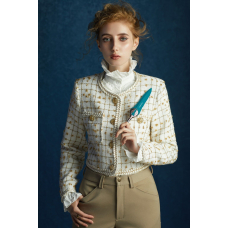 Вибратор + аксессуары – Knight Jenay FLOWERS & SWORD – маска, лента, лубрикант, 10 режимов