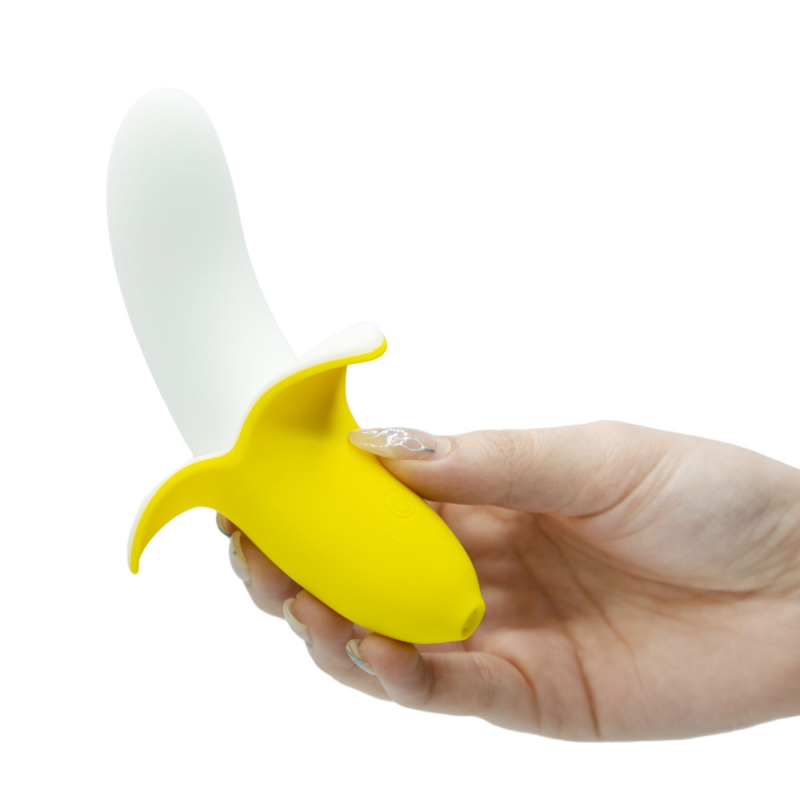 Вібратор-банан Banana Bliss Mini Silicone Vibrator для вагінально-кліторальної стимуляції з 10 режимами
