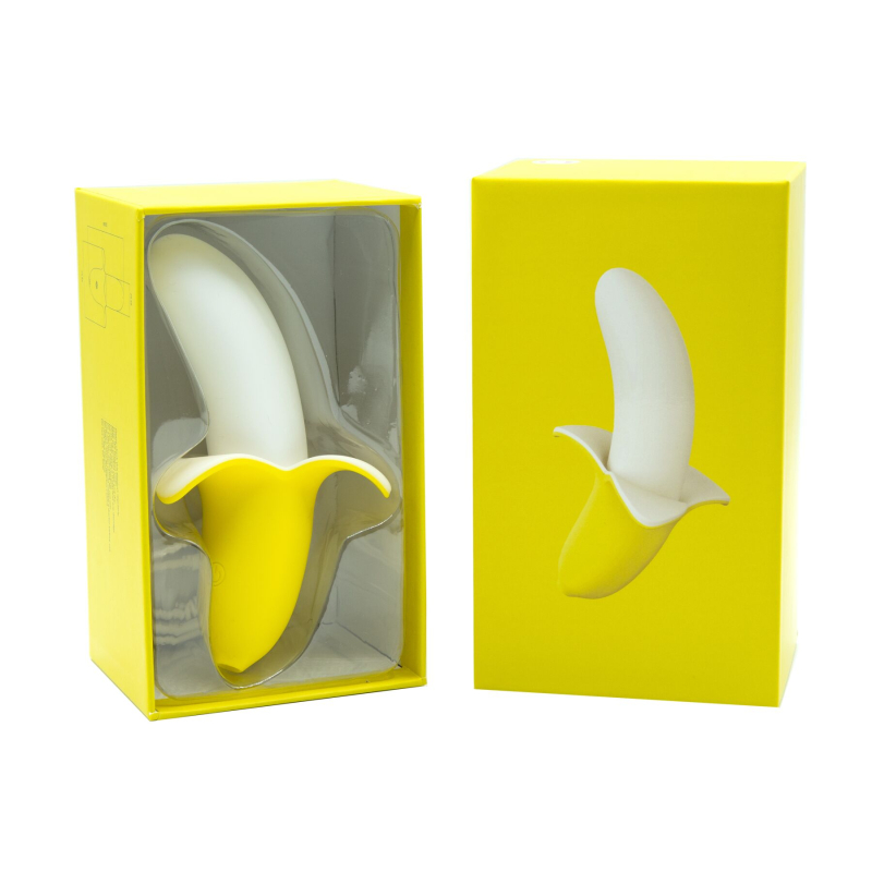 Вібратор-банан Banana Bliss Mini Silicone Vibrator для вагінально-кліторальної стимуляції з 10 режимами