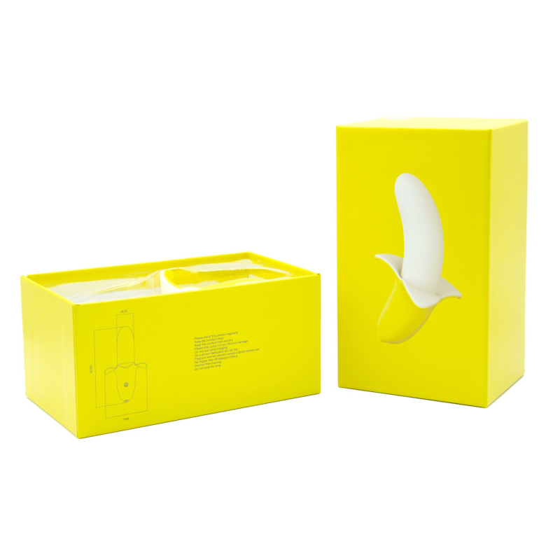 Вібратор-банан Banana Bliss Mini Silicone Vibrator для вагінально-кліторальної стимуляції з 10 режимами