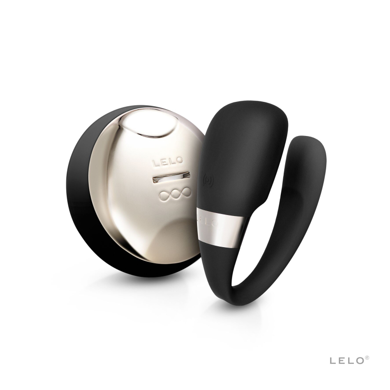 Вибратор для пар – LELO Tiani 3 Black – пульт, гибкий корпус, 8 режимов, 2 мотора