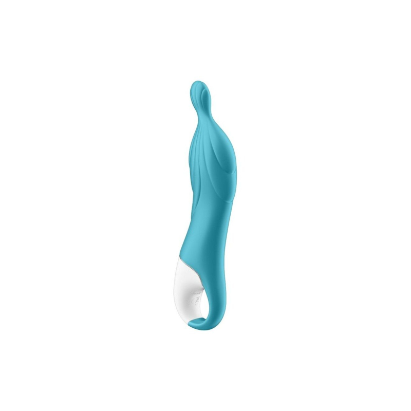 Вибратор для точки А – Satisfyer A-Mazing 2 Turquoise – 12 режимов вибрации, длина для введения 15 см