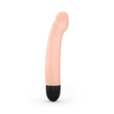 Вібратор для точки G – Dorcel Real Vibration M Flesh 2.0 – 3 швидкості та 10 варіантів ритму, довжина 22 см