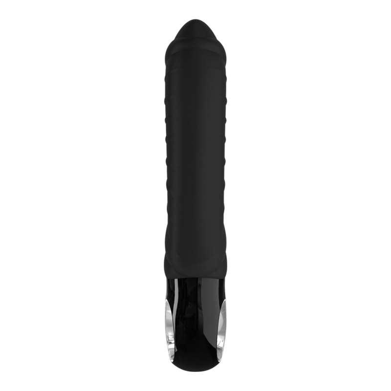 Вібратор для точки G – Fun Factory TIGER Black – ребристий, 6 швидкостей + 6 режимів
