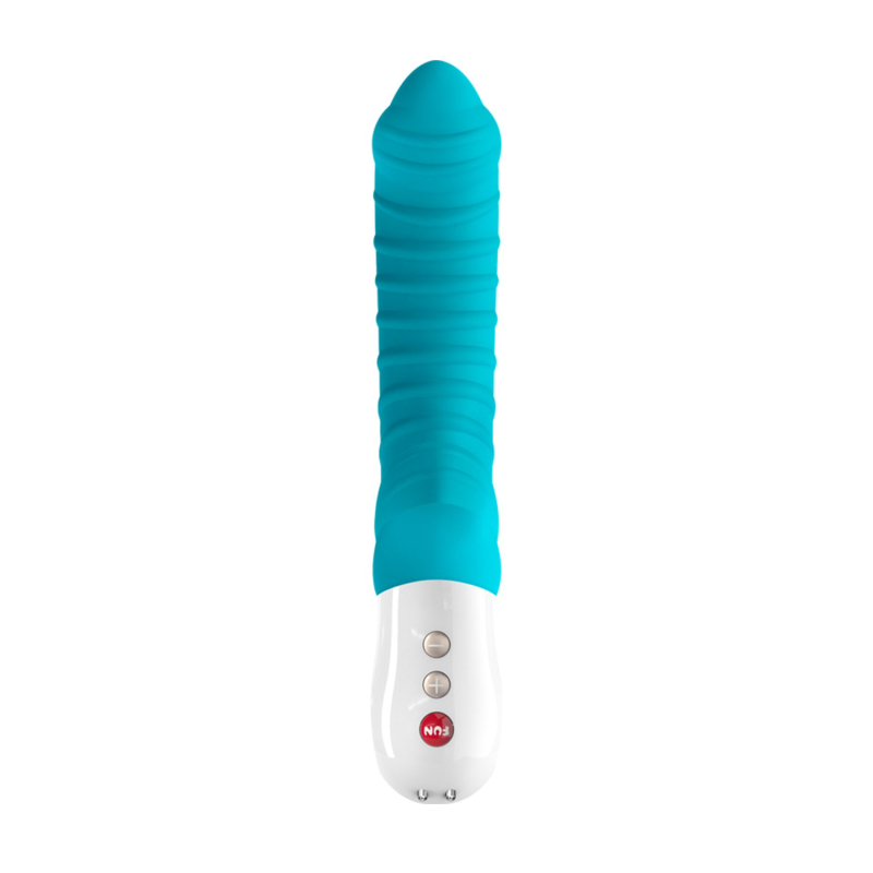 Вибратор для точки G – Fun Factory TIGER Petrol – рифлёный, 6 скоростей + 6 режимов