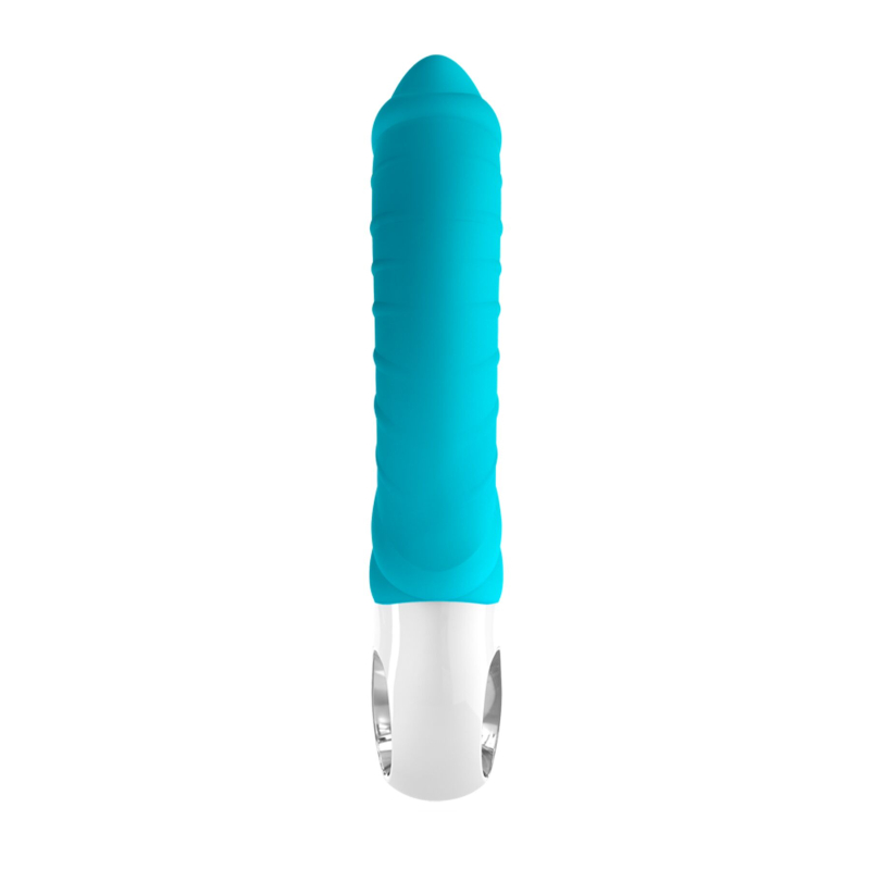 Вибратор для точки G – Fun Factory TIGER Petrol – рифлёный, 6 скоростей + 6 режимов