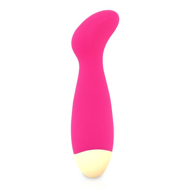 Вібратор для точки G – RIANNE S Boa Mini Pink – 10 режимів, гнучкий кінчик, косметичка-чохол