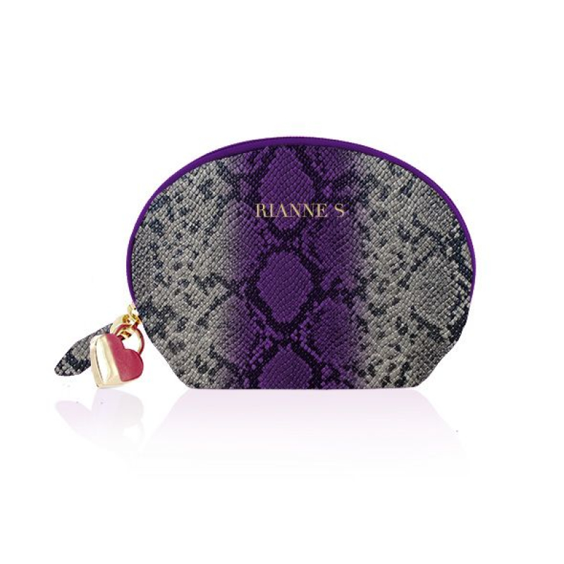 Вібратор для точки G – RIANNE S Boa Mini Pink – 10 режимів, гнучкий кінчик, косметичка-чохол