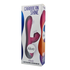 вібратор-кролик 3в1 Alive Caribbean Shine Magenta – вакуумна стимуляція клітора, пульсівна стимуляція точки G, вібромасаж