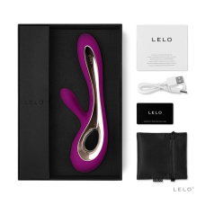 Вібратор-кролик – LELO Soraya 2 Deep Rose – 12 режимів, 2 синхронізовані мотори