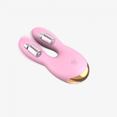 Вібратор-кролик – Love To Love Hear Me Rose – 2 мотори, LED-підсвітка
