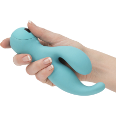 Вібратор-кролик – Touch by SWAN Solo Teal з сенсорним управлінням, глибока вібрація точки G