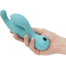 Вібратор-кролик – Touch by SWAN Solo Teal з сенсорним управлінням, глибока вібрація точки G