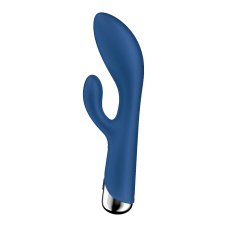 Вібратор-кролик з ротацією – Satisfyer Spinning Rabbit 1 Blue – 3 мотори, обертання + вібрація