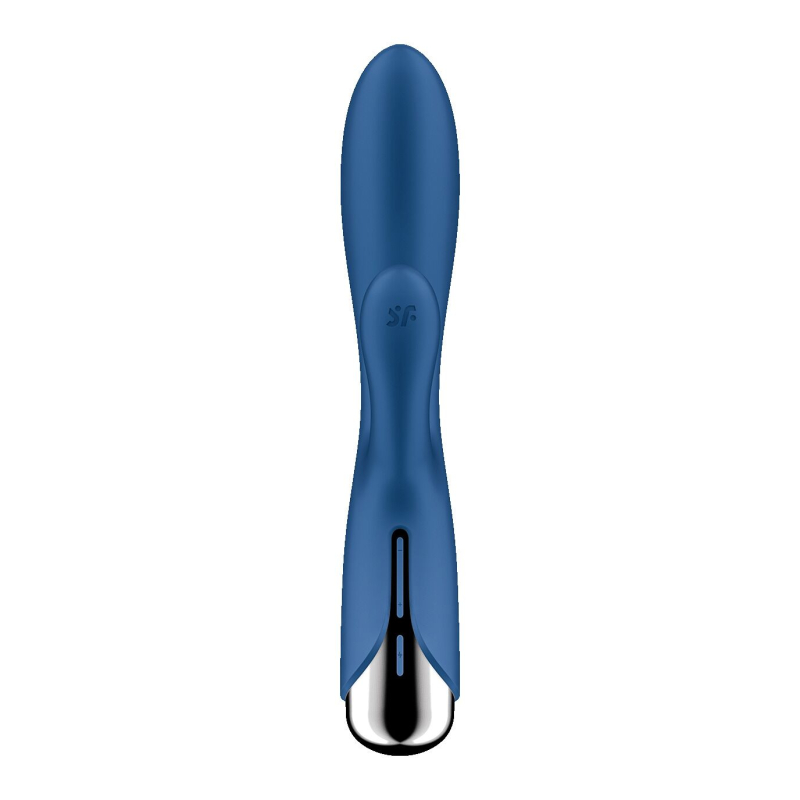 Вибратор-кролик с ротацией – Satisfyer Spinning Rabbit 1 Blue – 3 мотора, вращение + вибрация