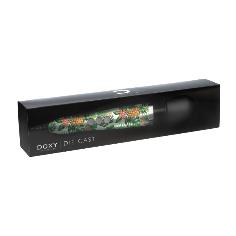 Вібратор мікрофон – DOXY Die Cast PINEAPPLE – металевий корпус, 7 режимів вібрації, живлення 220В
