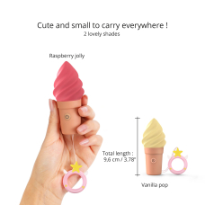 Вібратор-морозиво – Love To Love CAND'ICE RASPBERRY JOLLY – 10 різноманітних режимів вібрації