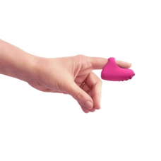 Вібратор на палець – Dorcel Magic Finger Rose – 3 режими, на насадці кульки для кліторального масажу