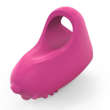 Вібратор на палець – Dorcel Magic Finger Rose – 3 режими, на насадці кульки для кліторального масажу