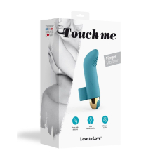 Вібратор на палець – Love To Love TOUCH ME PETROLE – текстурована головка, 10 режимів