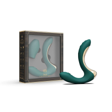 Вібратор-пульсатор з вакуумною насадкою Zalo 2в1 – Talis G-Spot PulseWave Vibrator Turquoise Green