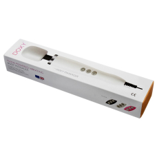 Вибромассажер – DOXY Original White – работает от сети 220В, 7 уровней вибрации + 7 пульсаций