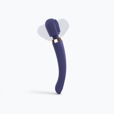 Вібромасажер мікрофон з щіточкою – Love to Love Brush Crush Midnight Indigo – 160 режимів, силікон високої якості