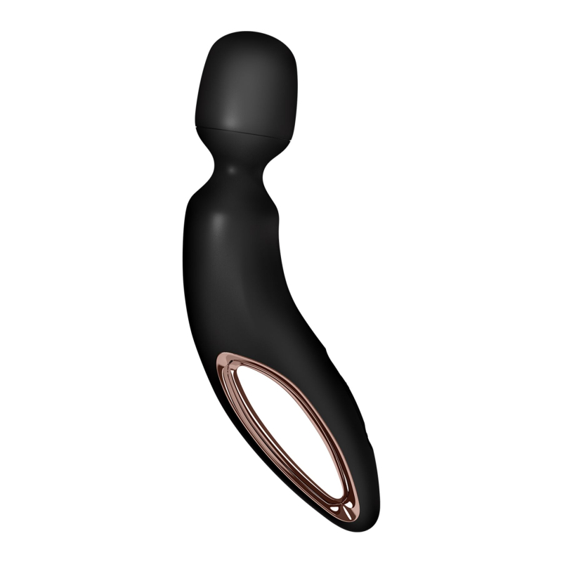 Вібромасажер (ванд) Satisfyer Wand, чорний із золотистим (Black/Rosegold)