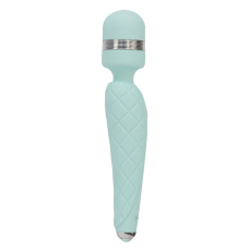 Вибромассажер с кристаллом Swarovsky – PILLOW TALK Cheeky Teal – плавное повышение мощности, гибкая головка