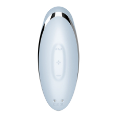 Вибростимулятор-пульсатор – Satisfyer Tap & Climax 2 Blue с эффектом постукивания пальцем