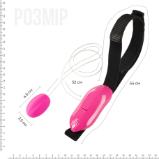 Віброяйце Adrien Lastic Playball – для стимуляції точки А з турборежимом, кріплення до ноги