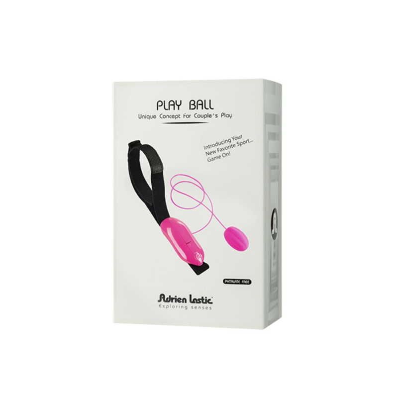 Віброяйце Adrien Lastic Playball – для стимуляції точки А з турборежимом, кріплення до ноги