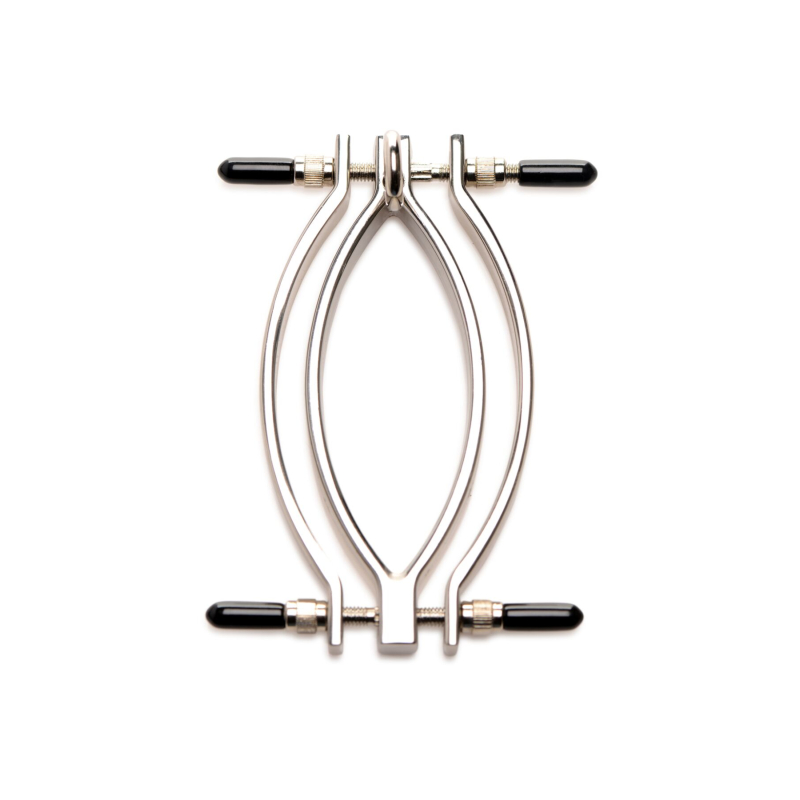 Зажим для половых губ Master Series: Pussy Tugger Adjustable Vagina Clamp with Chain