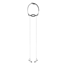 Затискачі з кляпом для сосків Bedroom Fantasies: Nipple Clamps & Silicone Gag Ring