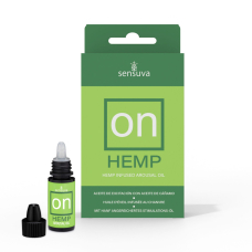 Збуджувальні краплі для клітора Sensuva - ON for Her Hemp Infused Arousal Oil (5 мл) з маслом насіння конопель