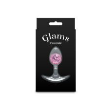 Анальна пробка – NS Novelties Cosmic Glams, розмір Small, рожевого кольору