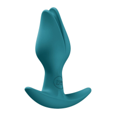 Анальна пробка у формі бутона – Fun Factory BOOTIE FEM, зеленого кольору, діаметр 2.9 см, з тонким обмежувачем