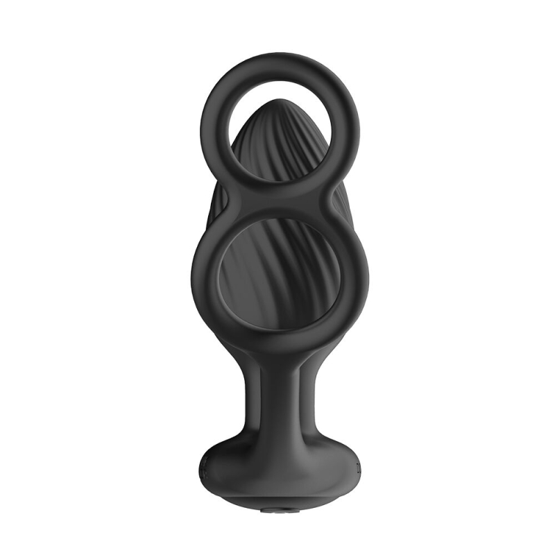 Анальна вібропробка з ерекційним кільцем – Nexus Tornado Cock and Ball Ring, ротація, вібрація та пульт ДК
