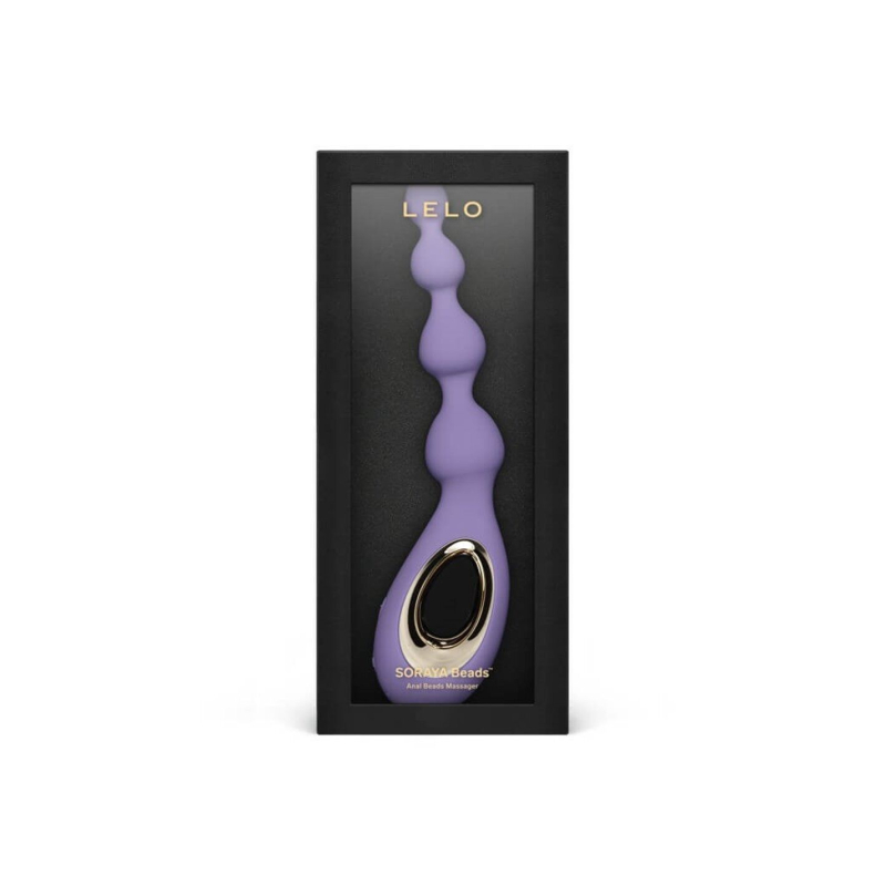 Анальне намисто з вібрацією – LELO Soraya Beads Violet Dusk, 8 вібро режимів