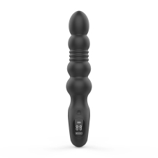Анальний вібратор з пульсацією – Loviss Thor Thrusting Anal Plug, 2 мотори