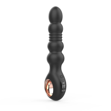 Анальний вібратор з пульсацією – Loviss Thor Thrusting Anal Plug, 2 мотори