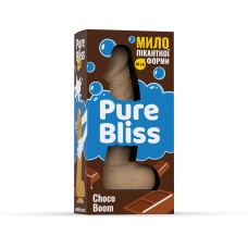 Ароматное мыло в форме пениса – Pure Bliss Choco Boom, 18 см, коричневого цвета, с ароматом шоколада