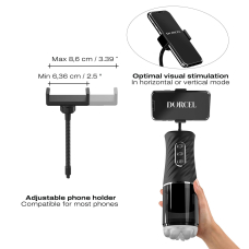 Автоматичний мастурбатор – Dorcel THRUST BLOW PRO, з імітацією фрикцій та обертання, 10 режимами кожної функції та присоскою